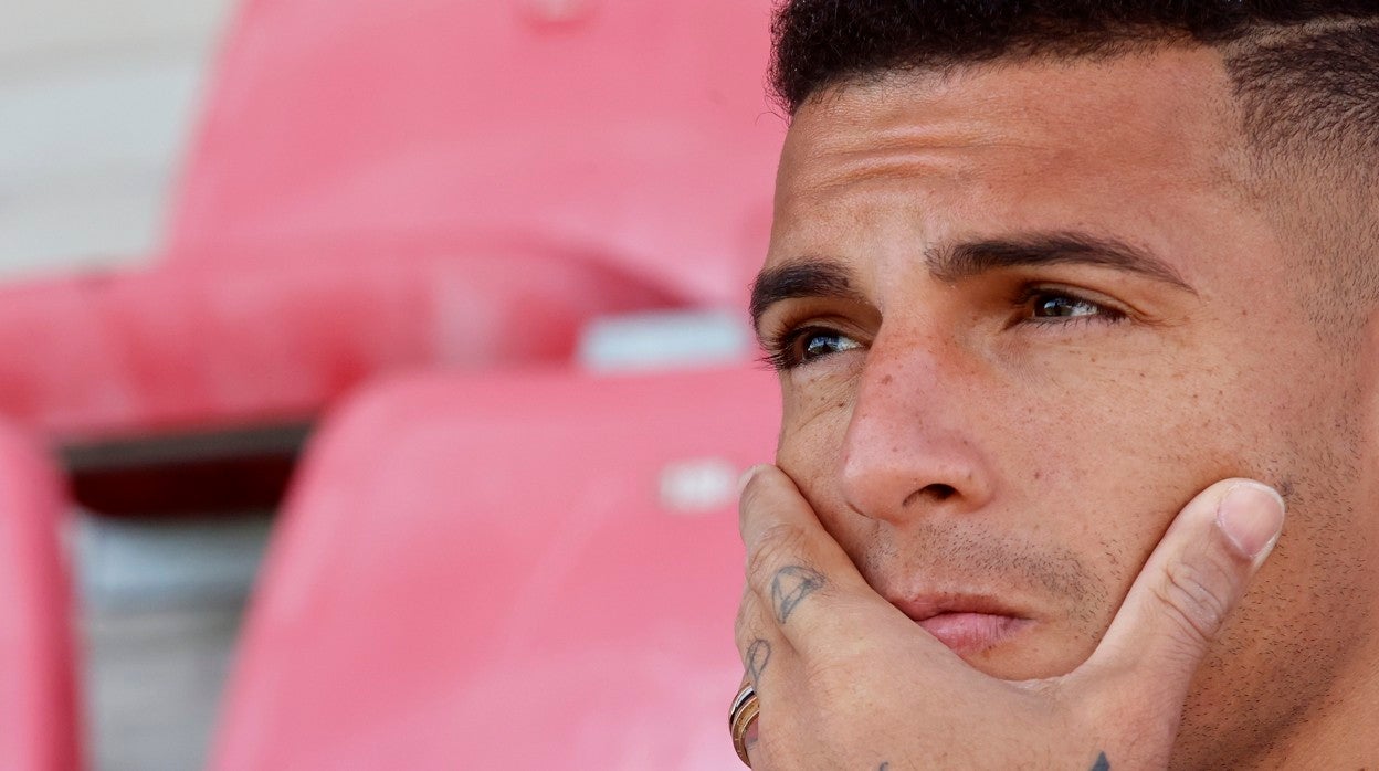 Diego Carlos, en un momento de su entrevista con ABC