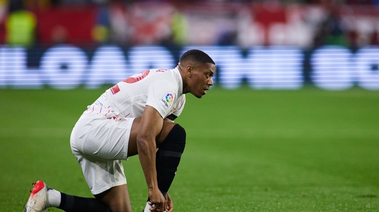 Anthony Martial, en el Sevilla-Elche