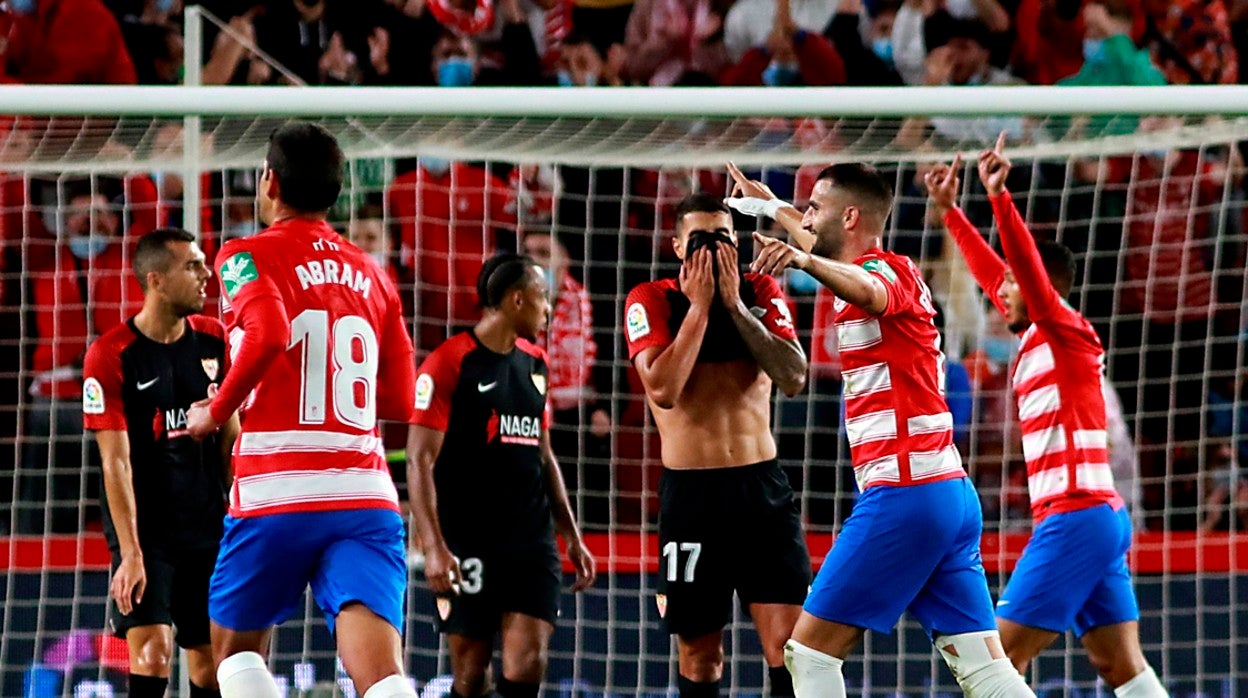 Imagen del partido Granada-Sevilla jugado esta temporada