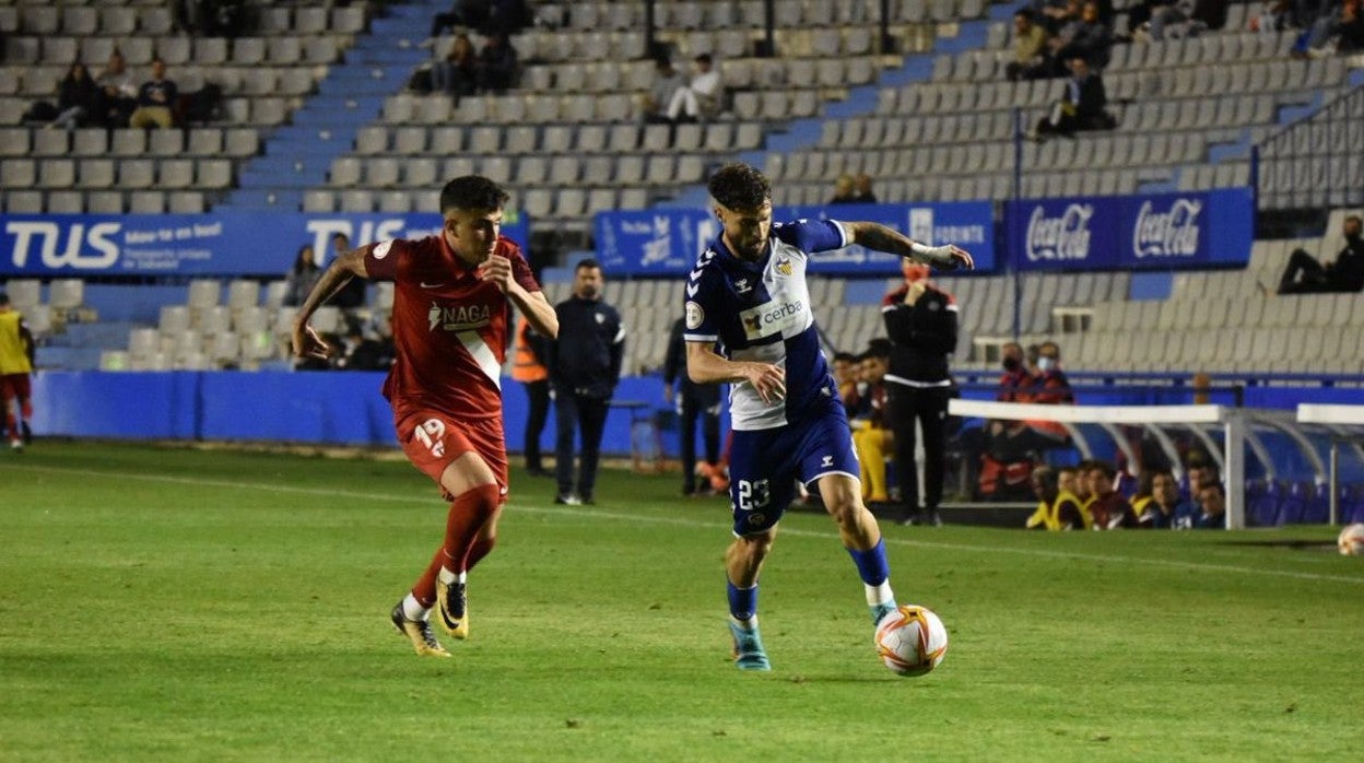 Lance del Sabadell - Sevilla Atlético