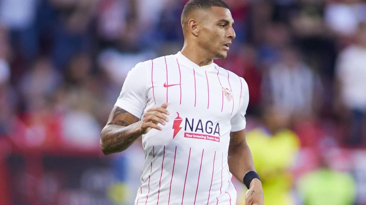 Diego Carlos, durante el Sevilla FC - Cádiz