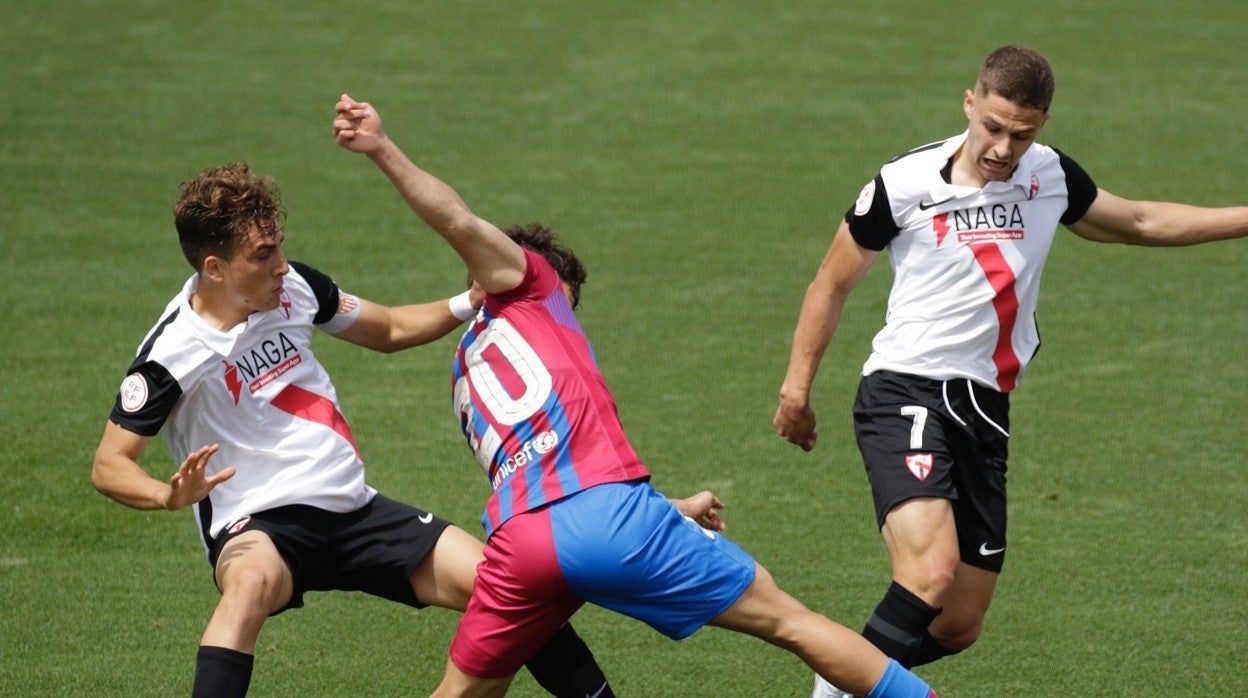 Un lance del Sevilla Atlético - Barcelona B