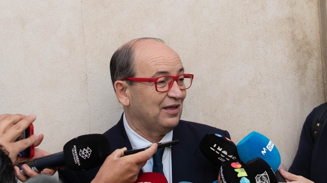 El presidente del Sevilla FC, José Castro.