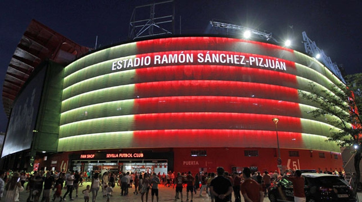 El Ramón Sánchez-Pizjuán durante un encuentro de la pasada temporada del Sevilla FC