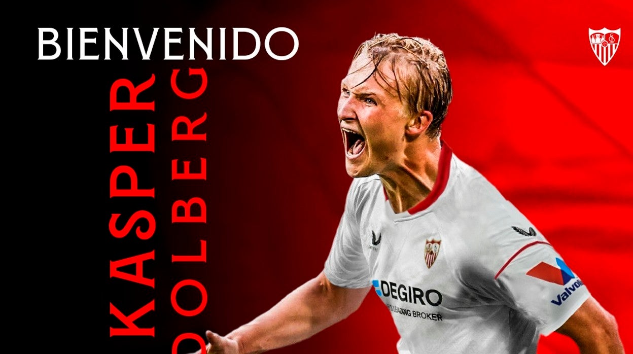 Oficial: Dolberg, sexto fichaje del Sevilla FC