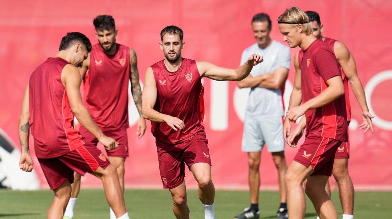 El Sevilla comienza a preparar el partido ante el Copenhague de la Champions League