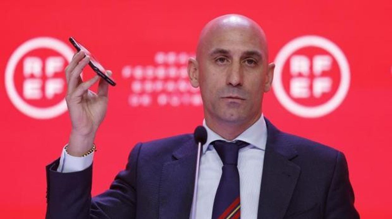 Luis Rubiales, presidente de la RFEF