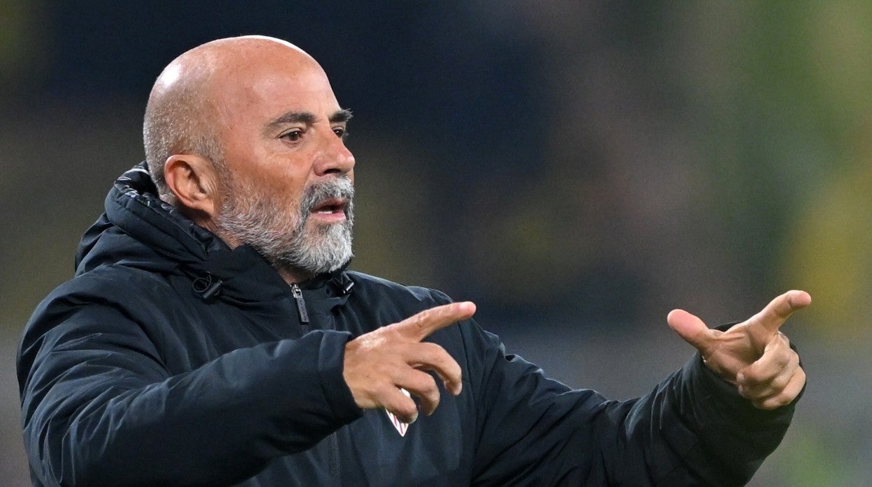 Jorge Sampaoli, durante el Borussia Dortmund - Sevilla FC de la fase de grupos de la Champions League