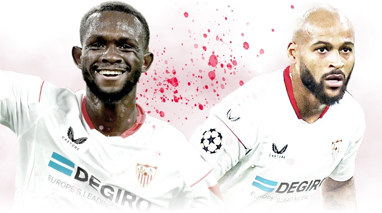 Tanguy Nianzou y Marcao Teixeira, centrales del Sevilla FC