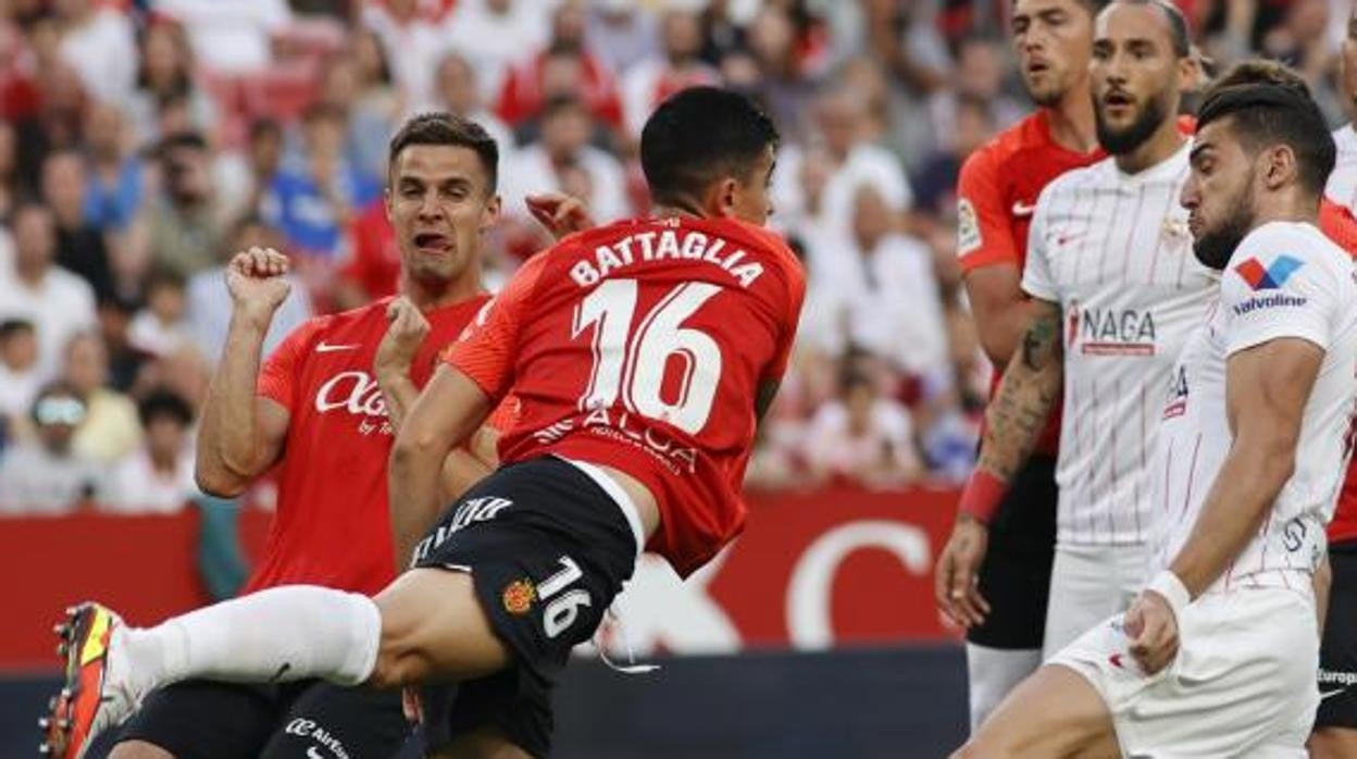 Un lance del Mallorca - Sevilla de la pasada temporada