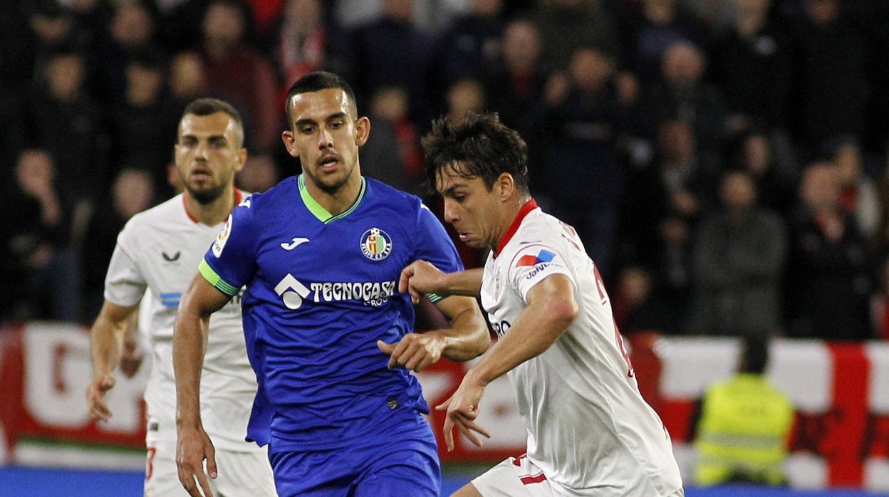 Óliver Torres en el Sevilla - Getafe