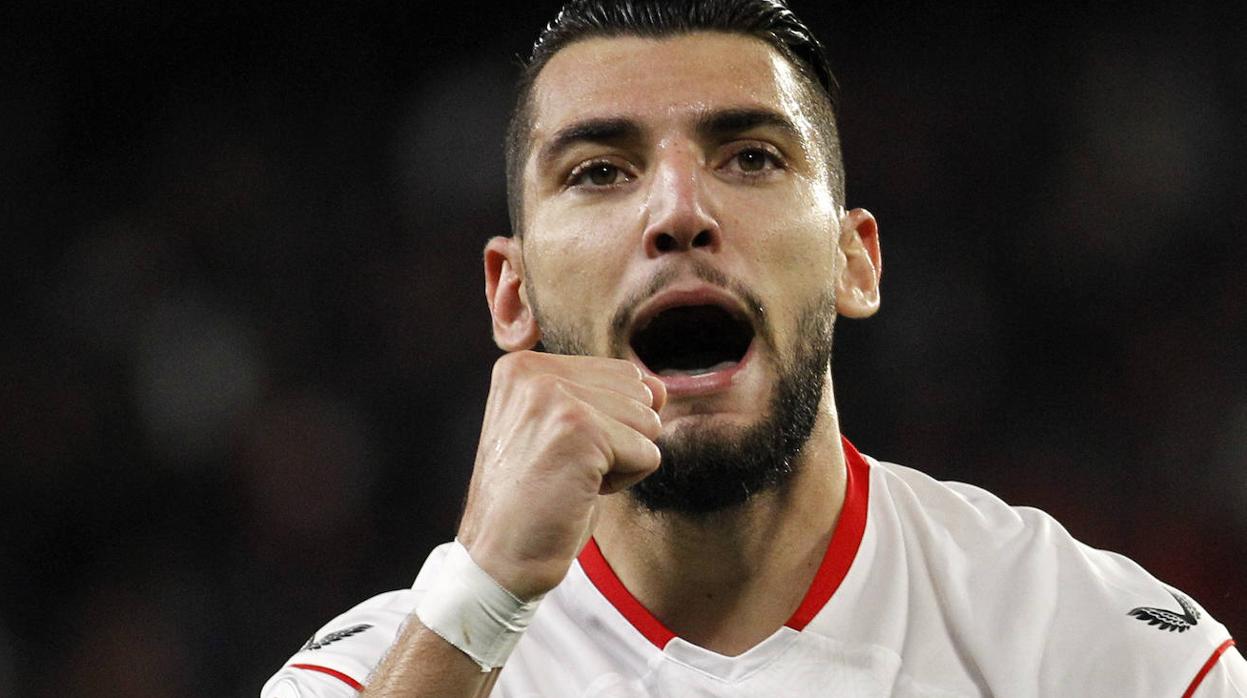 Rafa Mir celebra su gol ante el Getafe