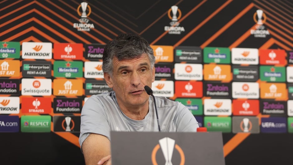 Mendilibar y el favorito para la final de la Europa League: «Está al 50 por ciento»