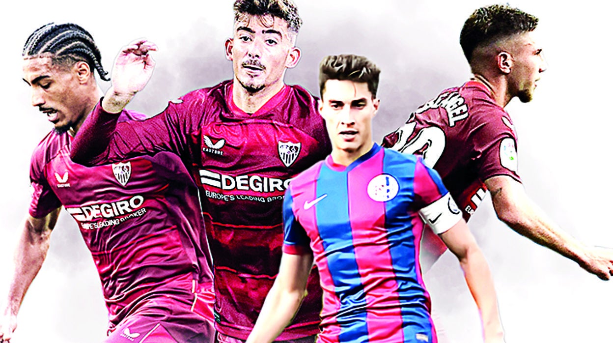 Badé, Kike Salas, Gattoni y Carmona