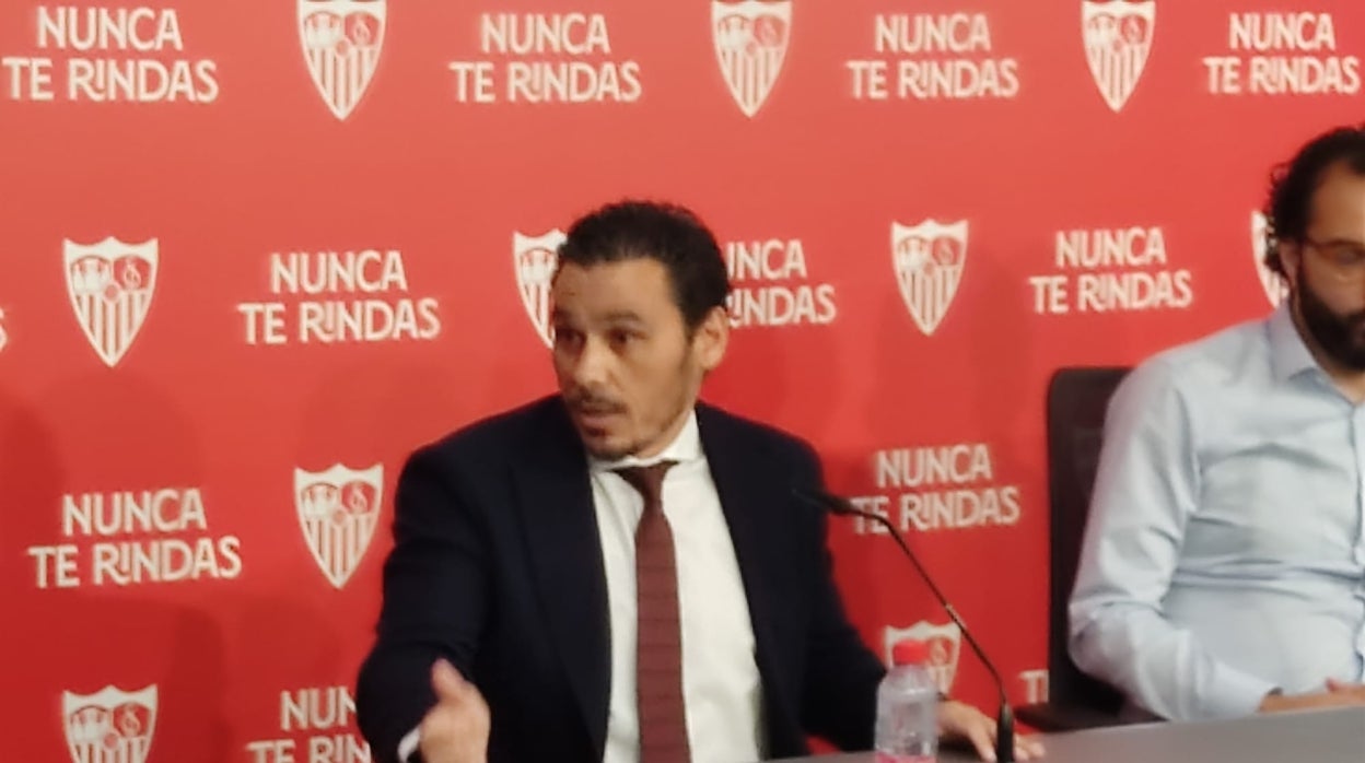 Del Nido Carrasco, en el acto de presentación de Gattoni y Pedrosa