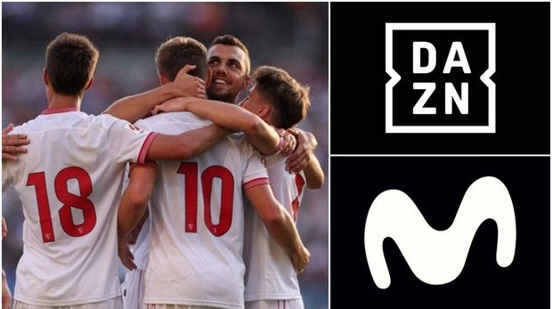 Qué canal retransmite el Sevilla FC hoy: Movistar o DAZN