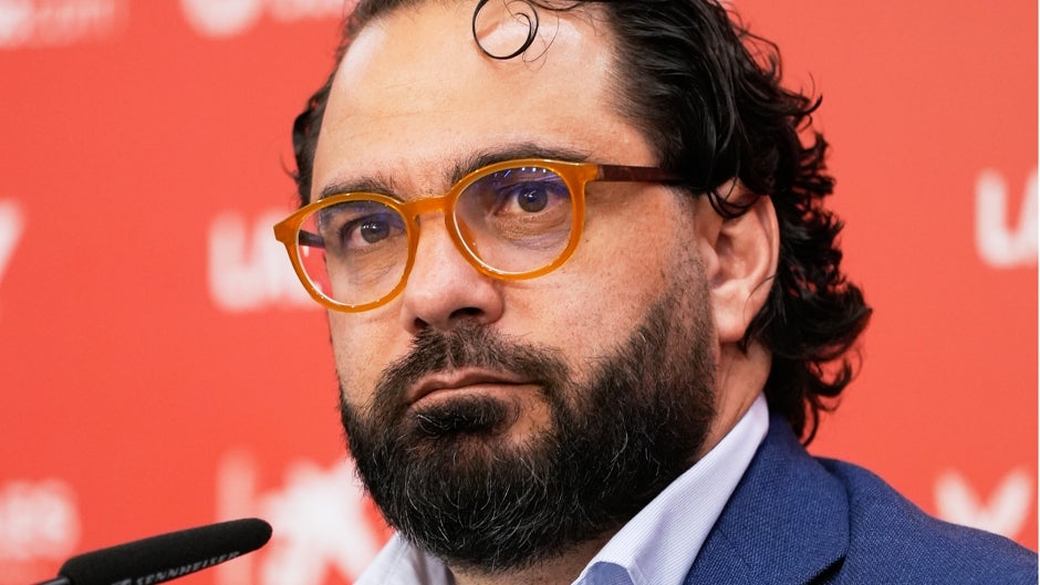 Víctor Orta «moderadamente optimista» con los rivales del Sevilla FC en la Champions League
