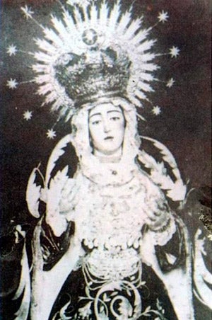 La Virgen tras la restauración de Gumersindo