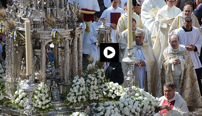 En vídeo: la procesión del Corpus Christi