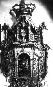 Retablo dedicado a San José, siglo XVIII
