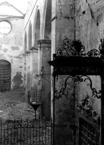 Interior del templo desde el presbiterio, archivo ABC