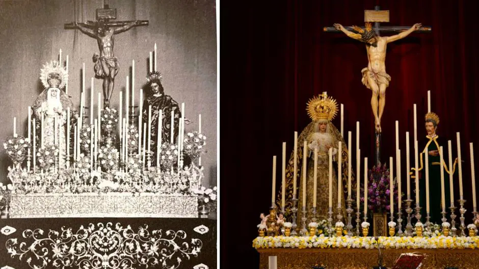 San Bernardo recupera el altar de 1933 para una Semana Santa frustrada por la pandemia