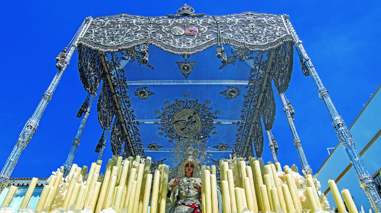 La Virgen de la Paz un Domingo de Ramos