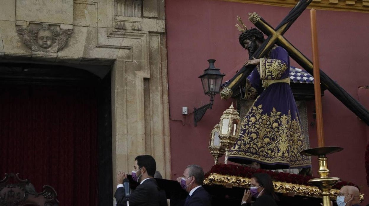 El Señor del Gran Poder, en andas el 1 de octubre de 2020