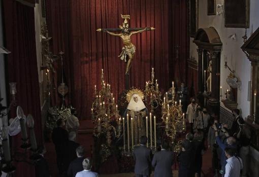 Veneración a los titulares del Museo el Lunes Santo de 2021