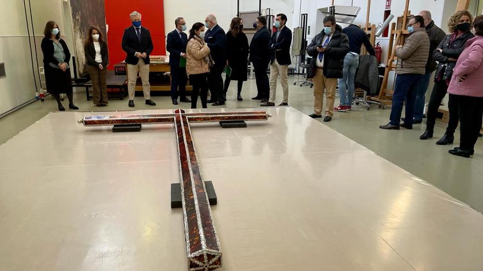 El IAPH finaliza la restauración de la cruz de carey de La O