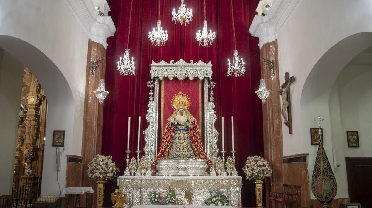 La Esperanza de Triana, para el tiempo de Navidad