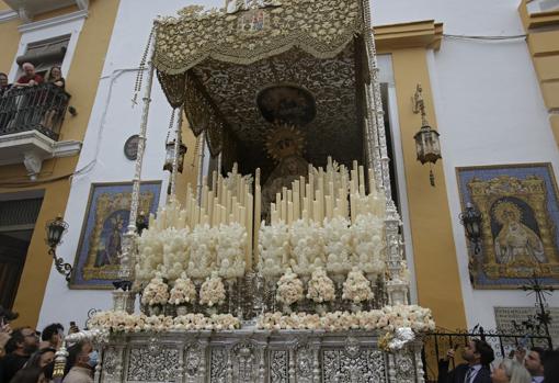 La Virgen del Rosario de Montesión el Jueves Santo