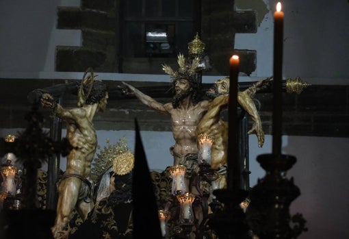 El Cristo del Perdón, una de los titulares que participarán en la procesión magna de Cádiz del sábado 17 de septiembre