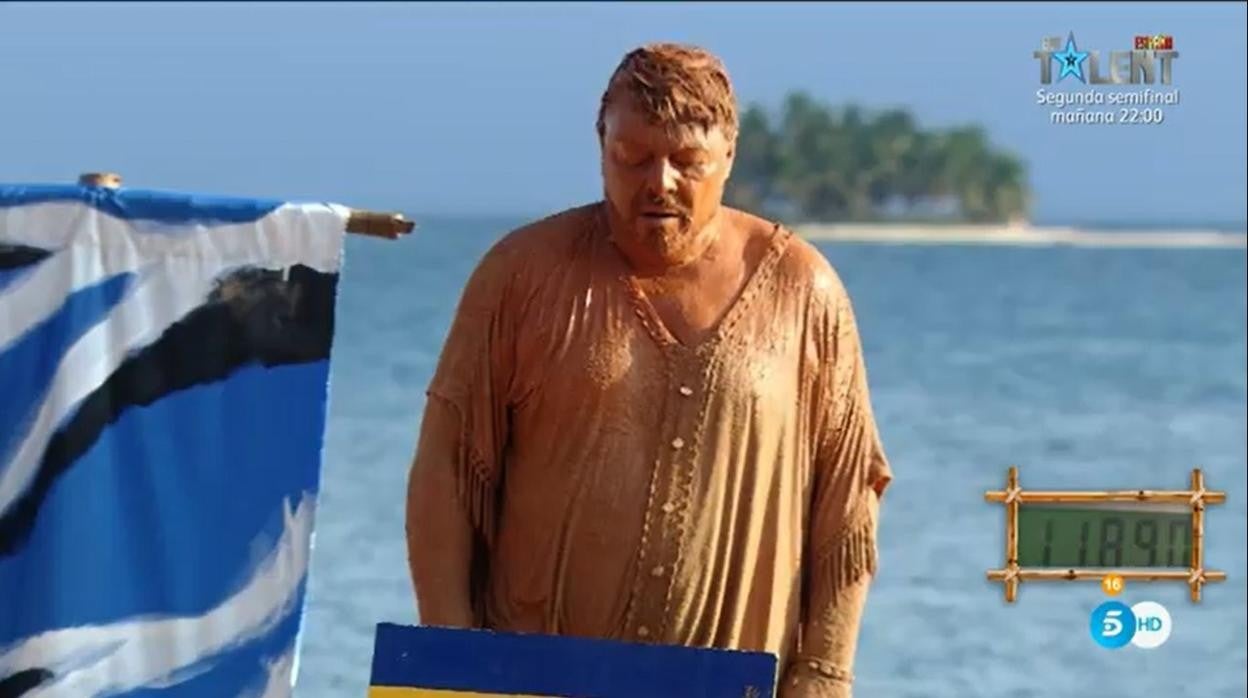 Antonio Canales, durante la prueba de recompensa