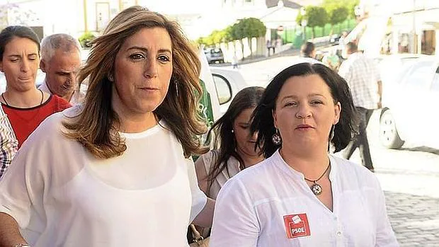 María del Mar Romero, con Susana Díaz