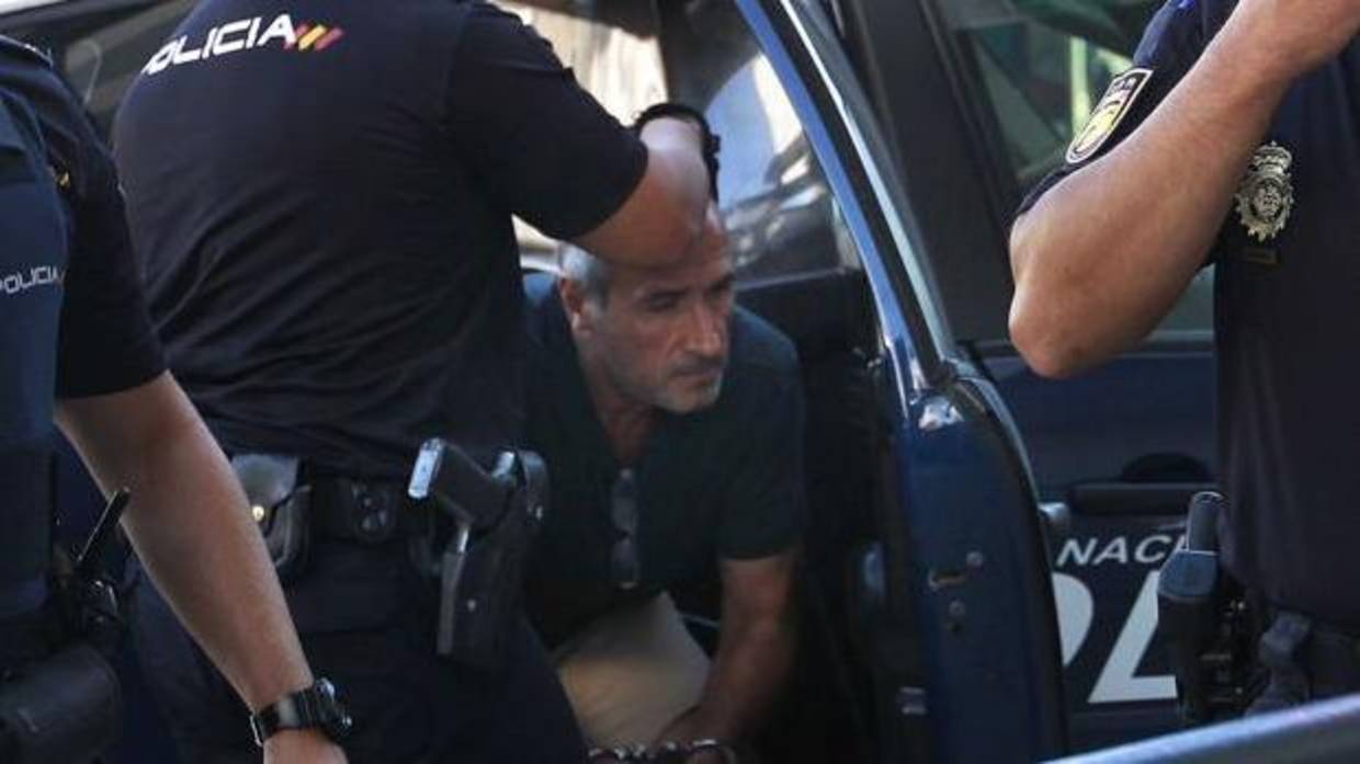El Dioni, a su llegada a los juzgados tras ser detenido en 2016 en el aeropuerto de Madrid