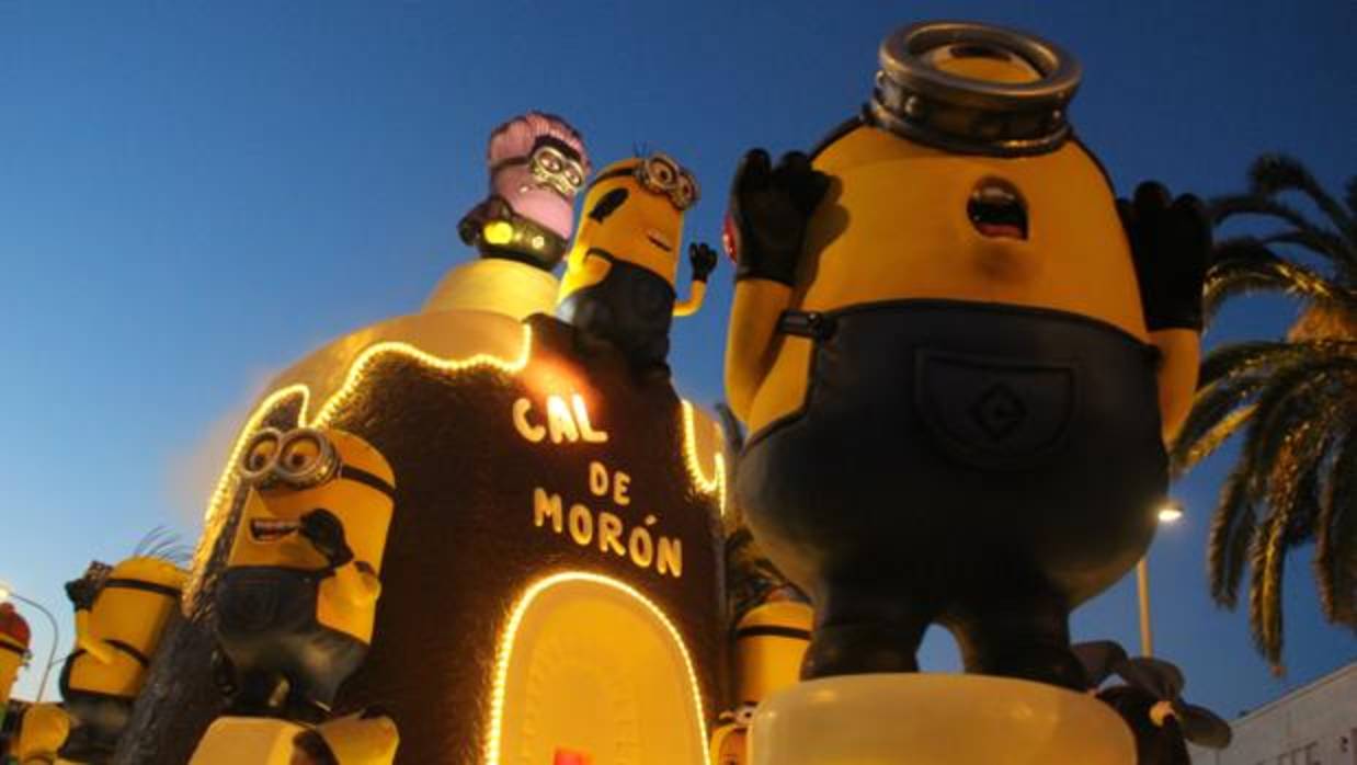 La carroza de los Minions de la cabalgata de Reyes Magos