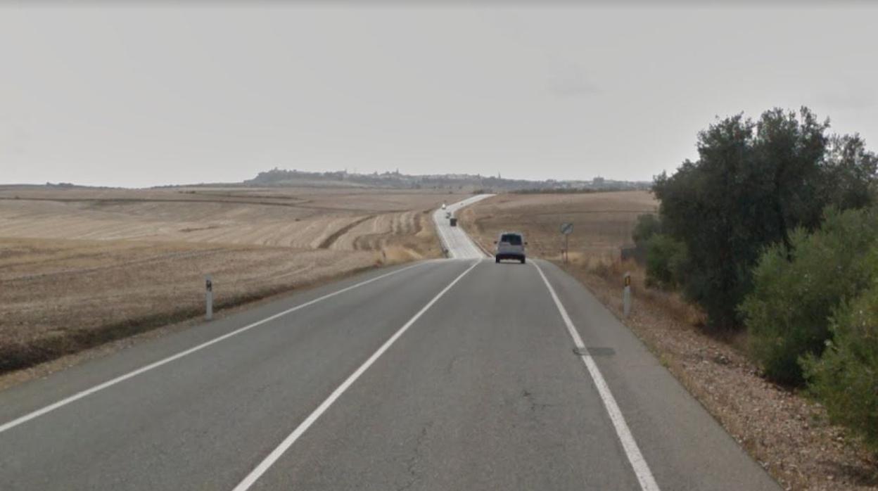 Carrtera A-457, donde se ha producido el accidente
