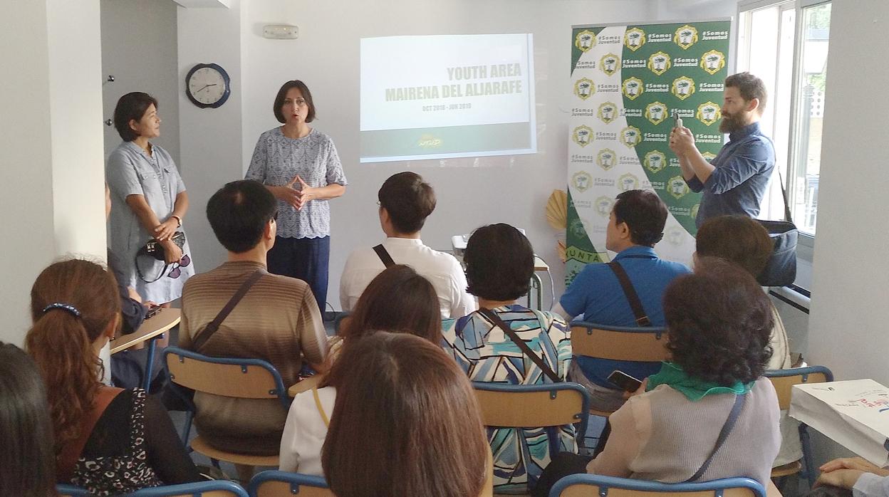 Visita de la delegación surcoreana en Mairena del Aljarafe