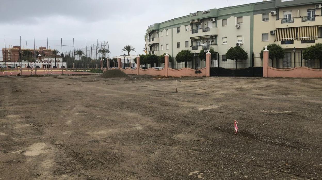 El nuevo aparcamiento de Utrera se encuentra en la calle Luxemburgo y tendrá 70 plazas