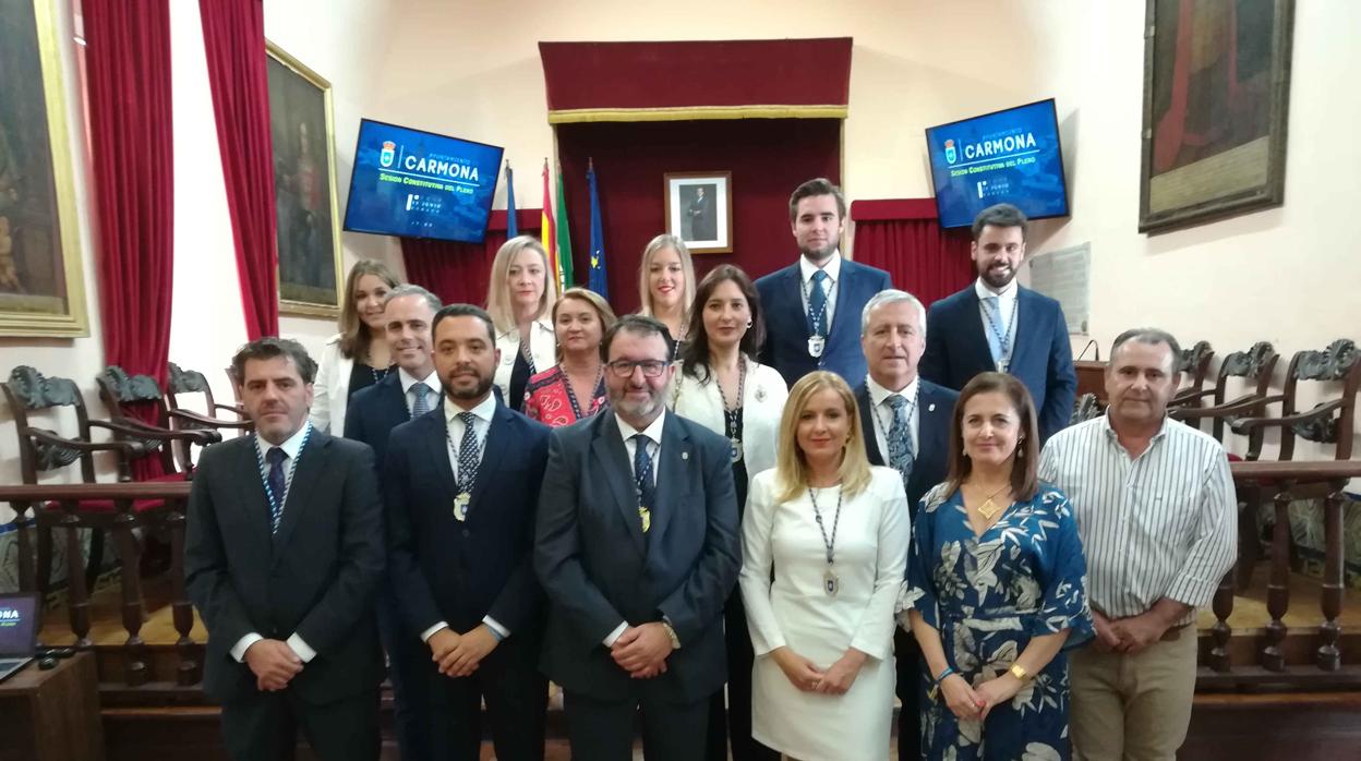 El gobierno del PP en Carmona contará con 13 concejales, lo que le otorga mayoría absoluta