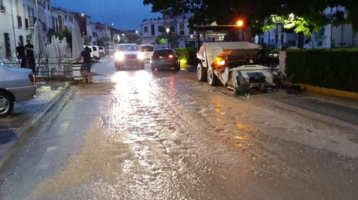 Pedrera fue uno de los municipios que sufrió los efectos de la gota fría