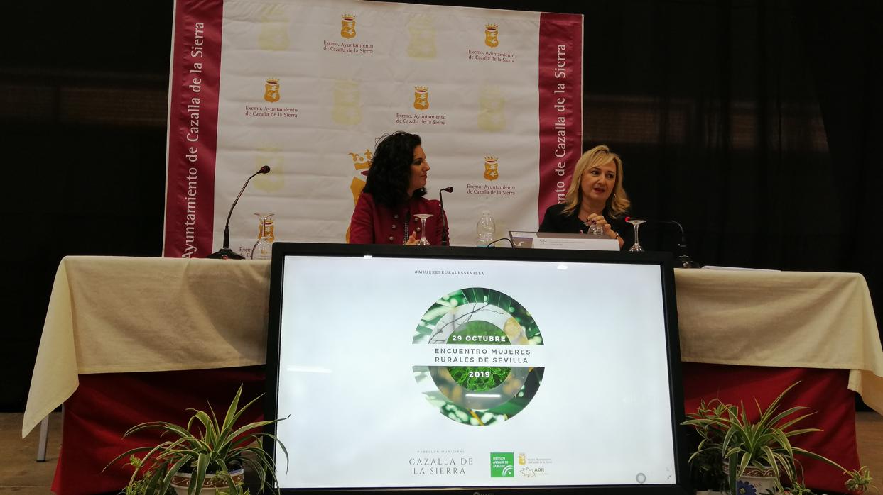 Ana González, asesora provincial del IAM y Ana Llopis, diputada autonómica