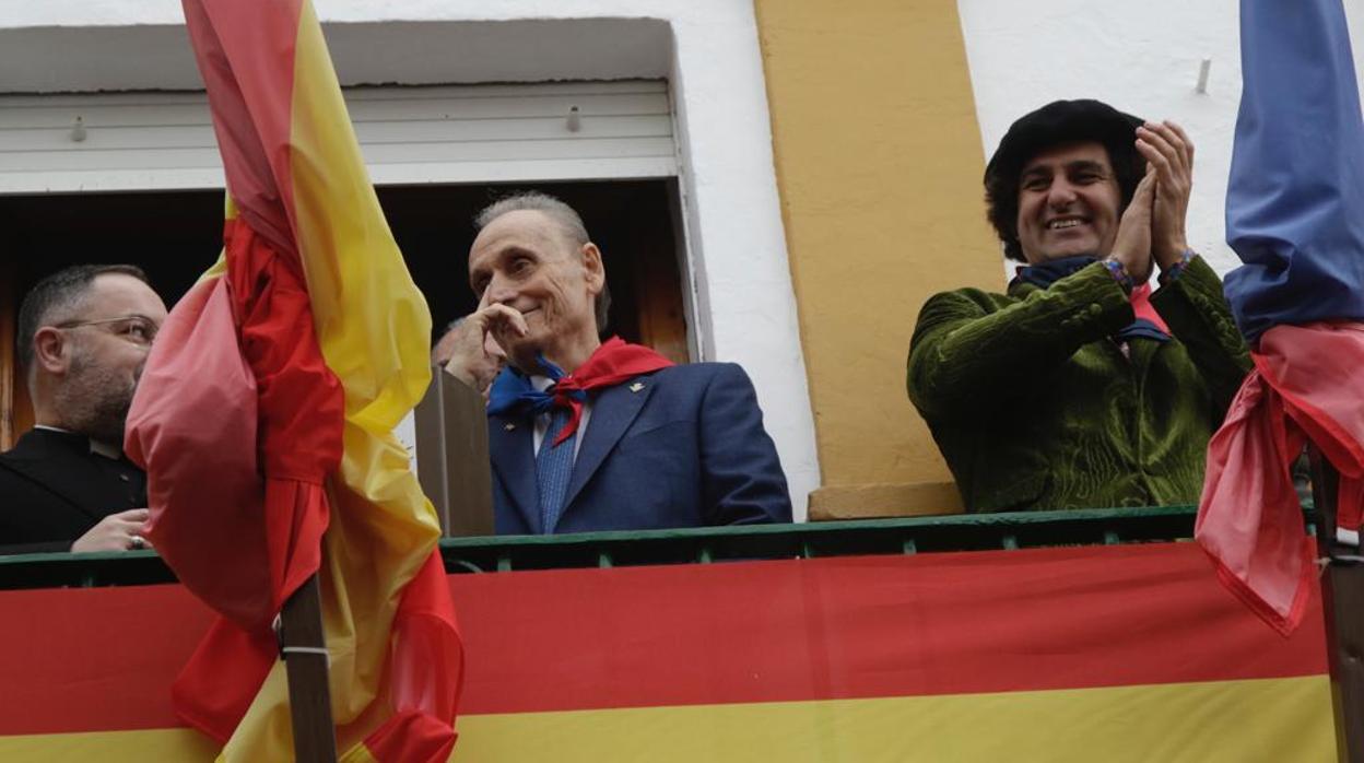 Manuel Ruiz de Lopera lanzó el chupinazo de La Puebla del Río 2020