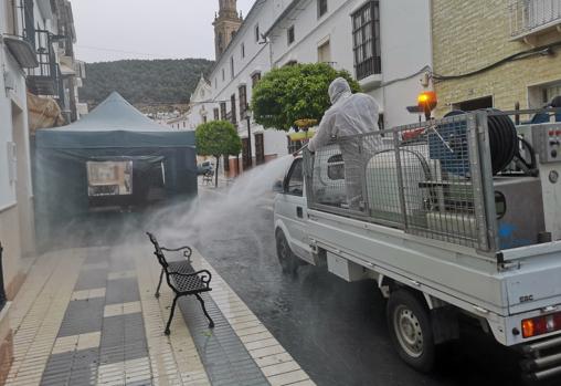 Una de las calles de Gilena