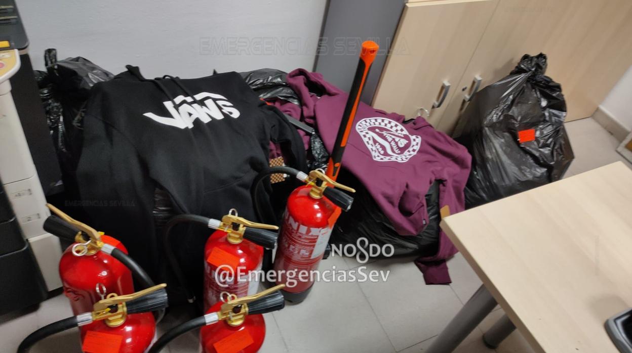 Más de cien prendas deportivas fueron recuperadas