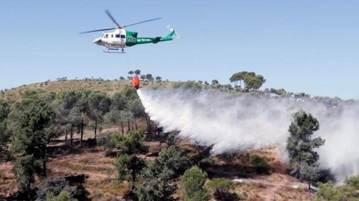 Imagen de archivo de una intervención del Infoca