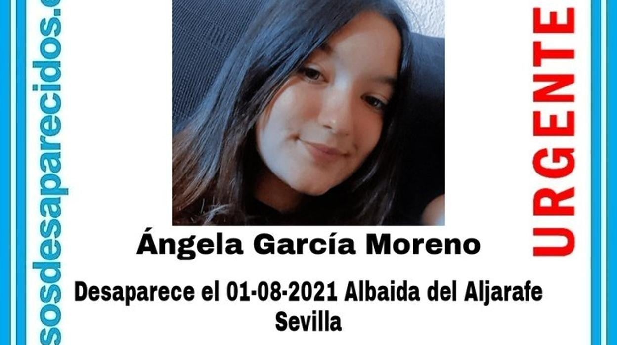 Buscan a una menor de edad desaparecida en el municipio sevillano de Albaida del Aljarafe