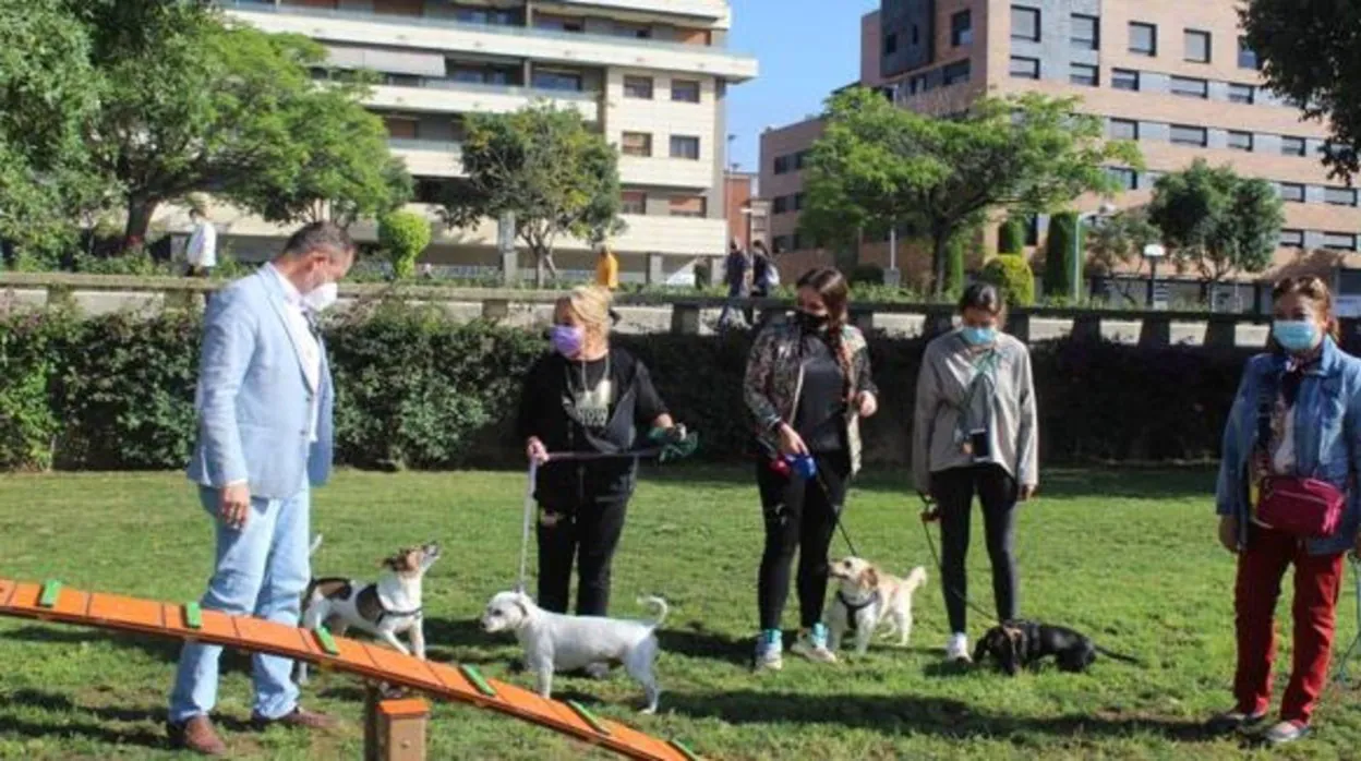 Así es el nuevo parque para perros de Huelva