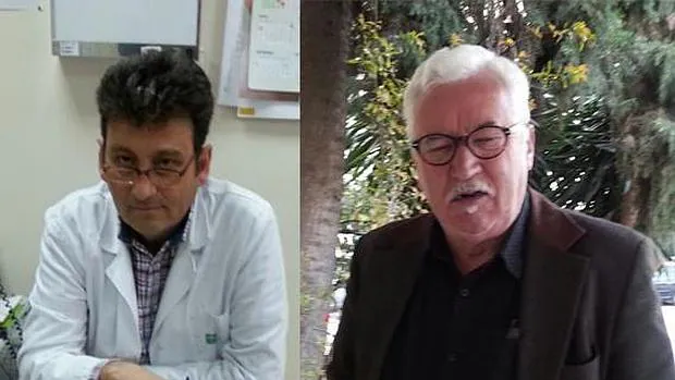 Antonio Leal, a la izquierda, y Ángel Villareal, no participan de la opinión de la directora del centro